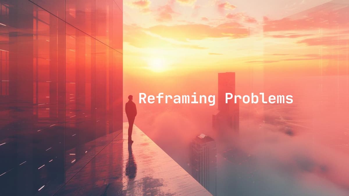 The Power of Reframing Problems